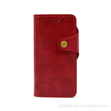 2016 high quality universal smart phone wallet style leather case